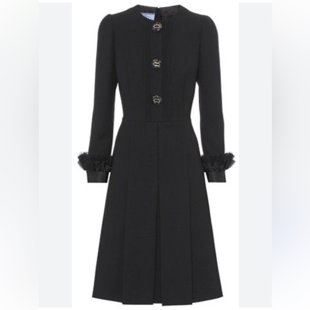 Prada Crepe Minimalist Dress